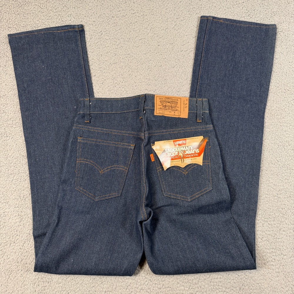 Vintage Levis Jeans Mens 29x33 (Fit 28x33) Deadstock USA Bootcut Flare 70s Talon
